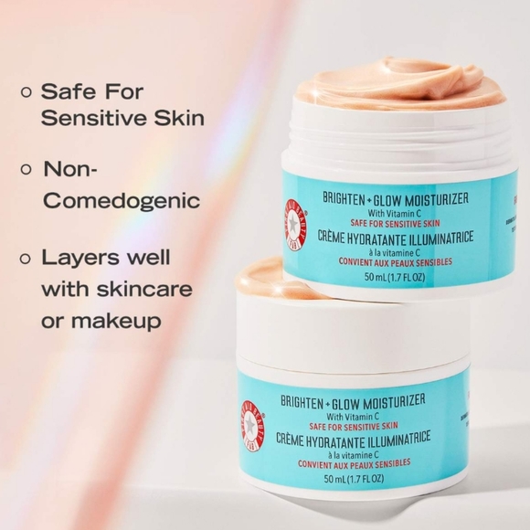 NIB FIRST AID BEAUTY BRIGHTEN + GLOW MOISTURIZER - Picture 8 of 15